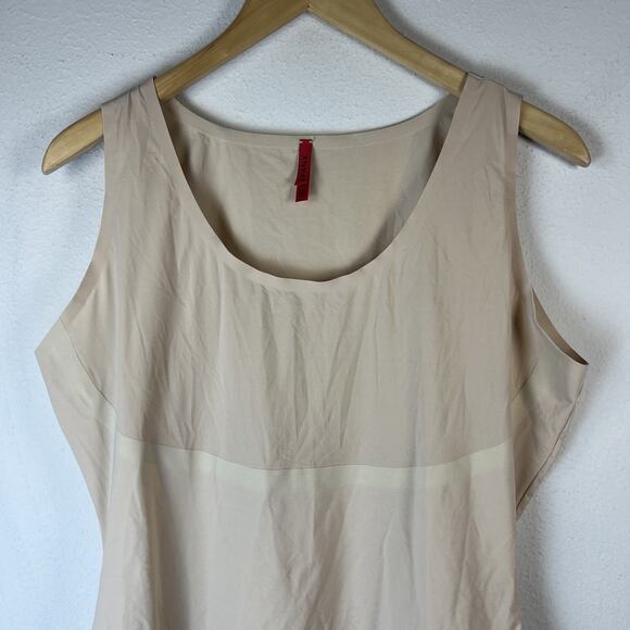 Spanx Women's xl 1x Thinstincts 2.0 Compression Tank Top Soft Nude body briefer - Picture 2 of 9